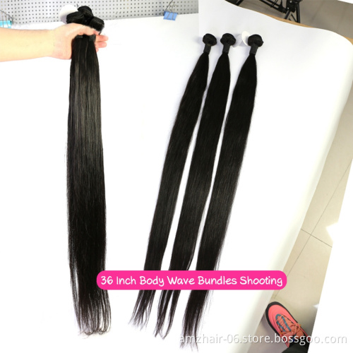 Wholesale Raw Mink Brazilian Virgin Human Hair Weave Bundles Cheap Cuticle Aligned Straight Human Hair Extensions Vendor